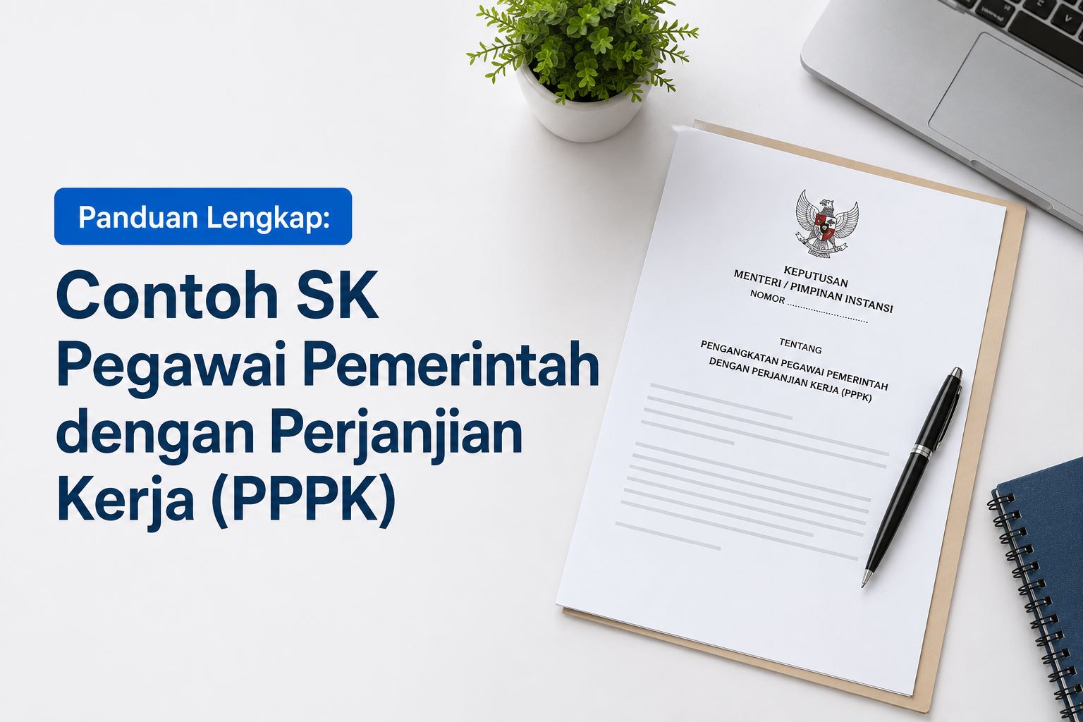 contoh sk pegawai pemerintah dengan perjanjian kerja pppk