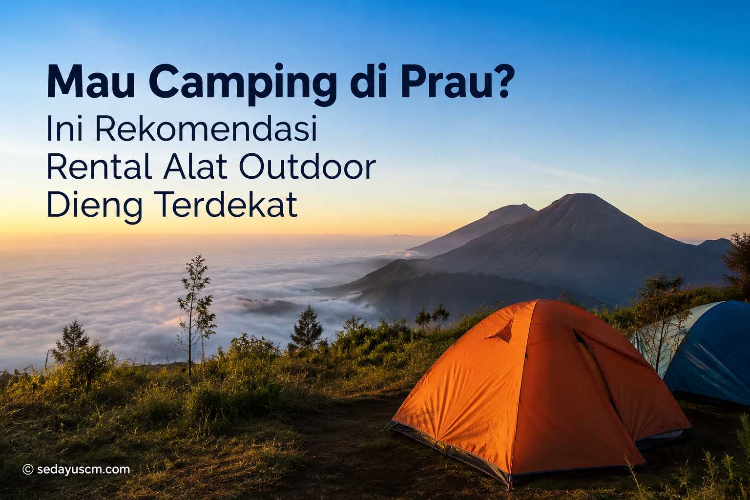 rental alat outdoor Dieng